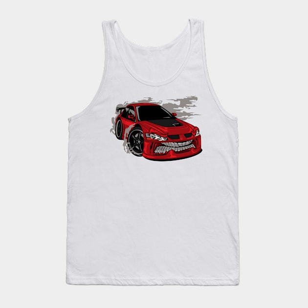 Mad Car Tank Top by D3monic